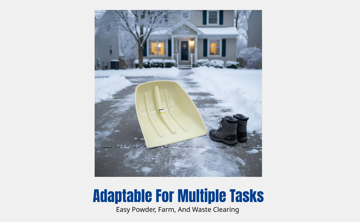 Heavy-Duty Thickened Shovel for Multiple Scenes, Winter Waste & Grain, L-3