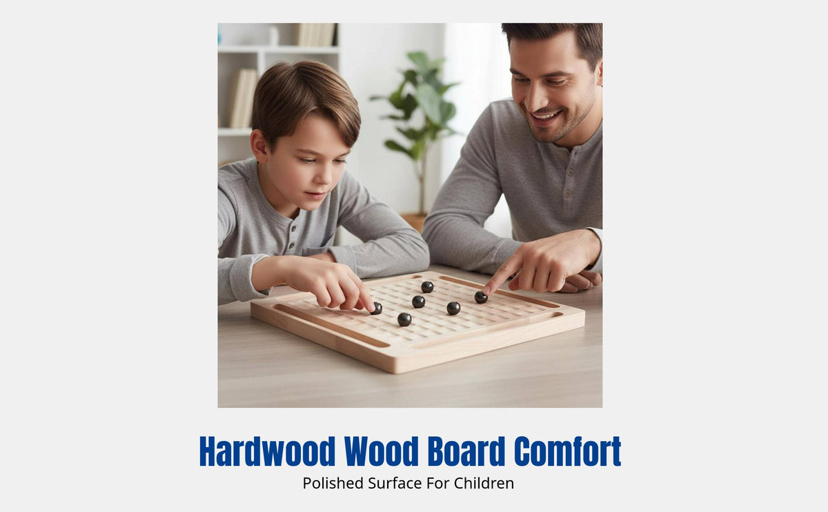Chess Board Game, Wooden Logic Puzzle Toy, Focus Training, Educational Play