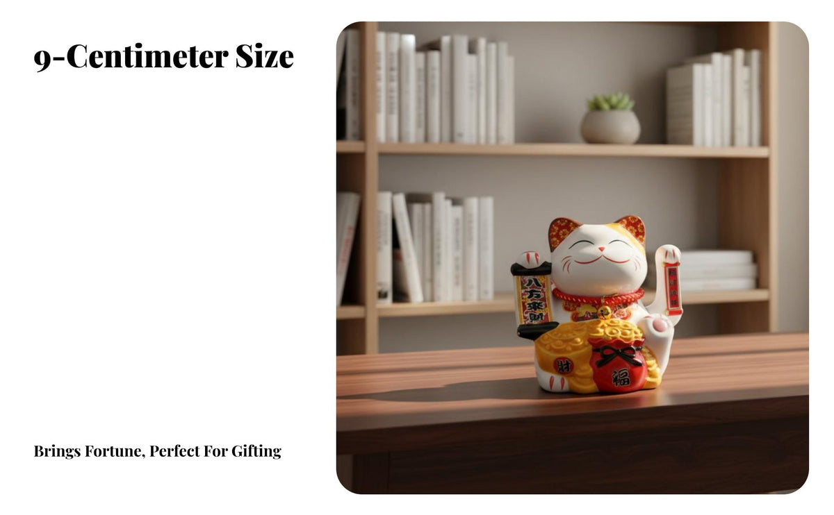 Electric Waving Lucky Cat, Ceramic Desktop Decor, Creative Home Accent, Opening Gift