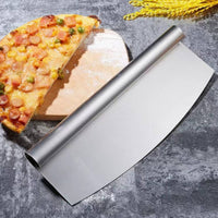 Multifunctional Stainless Steel Pizza Cutter Long-Lasting Baking Tool Ergonomic Handle for Commercial