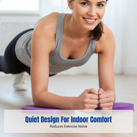 TPE Ab Wheel Slide Pad, Non-Slip Plank Support Mat, Soft Knee & Elbow Protection