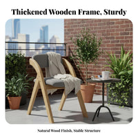 Space-Saving Wooden Folding Chair Lightweight Portable Wooden Kitchen Chair No Assembly Required Minimalist Design for Office Workers, Event Planners, Small Areas, Living Room, Party, Wedding