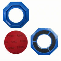 Slimline Octagonal Sanding Pad Textured Grip Sanding Pad Base Molded Plastic Shop Part Glossy Finish
