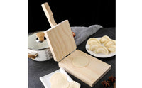 Solid Wood Dumpling Wrapper Press Homemade Dumpling Skin Press Easy to Use for Beginners