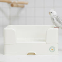 Easy to Clean Circulating Water Bird Bath Automatic Bird Bathtub Parrot Shower Basin for Parrots, Cockatiels, Small Birds, Aviary