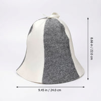 Sauna Hat for Men and Women with Thick Felt Material for Steam Room, Reusable Cap for Sessions, Lightweight Design for Extended Wear