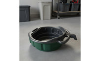 Oil Drain Pan Spill-Resistant Lip Oil Collect Pan Built-in Spout Fluid Collection Container for DIY Mechanics, Auto Technicians, Workshop