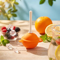Ice Cream and Ice Lolly Tray with Lid for Homemade Treats, Food Grade Silicone Ice Trays for Hard Candy, 4 Cavity Design