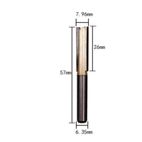 Double-Flute Router High Precision Straight Router Anti-Kickback