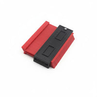 Multi-Functional Contour Gauge Metric and Imperial Scale Locking Profile Gauge High Precision Irregular Shape Tracer Long-Lasting ABS Material for Woodworkers, Craftsmen, DIY Enthusiasts, Carpentry, Tiling, Flooring Installation, Workshop