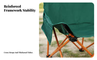 Foldable Lowcontour Moon Chair Lightweight Folding Seat With Backrest Portable Seating Rapid-Folding for al fresco diningkers, concert and attenders, Camping, Outdoors, Fishing, al fresco dining