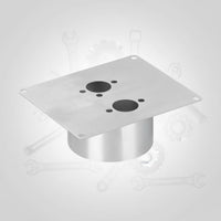 Combustion Heater Mounting Plate Shielded Cover Parking Heater Bracket Plate Sturdy Vehicle Accessory
