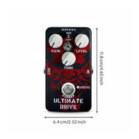Classic Sound Electric Guitar Effects Pedal Compact Design Single Effect Pedal True Bypass Guitar Stompbox Lightweight for Guitarists, Musicians, Live Performance, Studio Recording, Music Practice