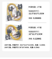 冬季滑雪板连接器儿童装备滑雪板夹子安全辅助器双板平衡神器装备