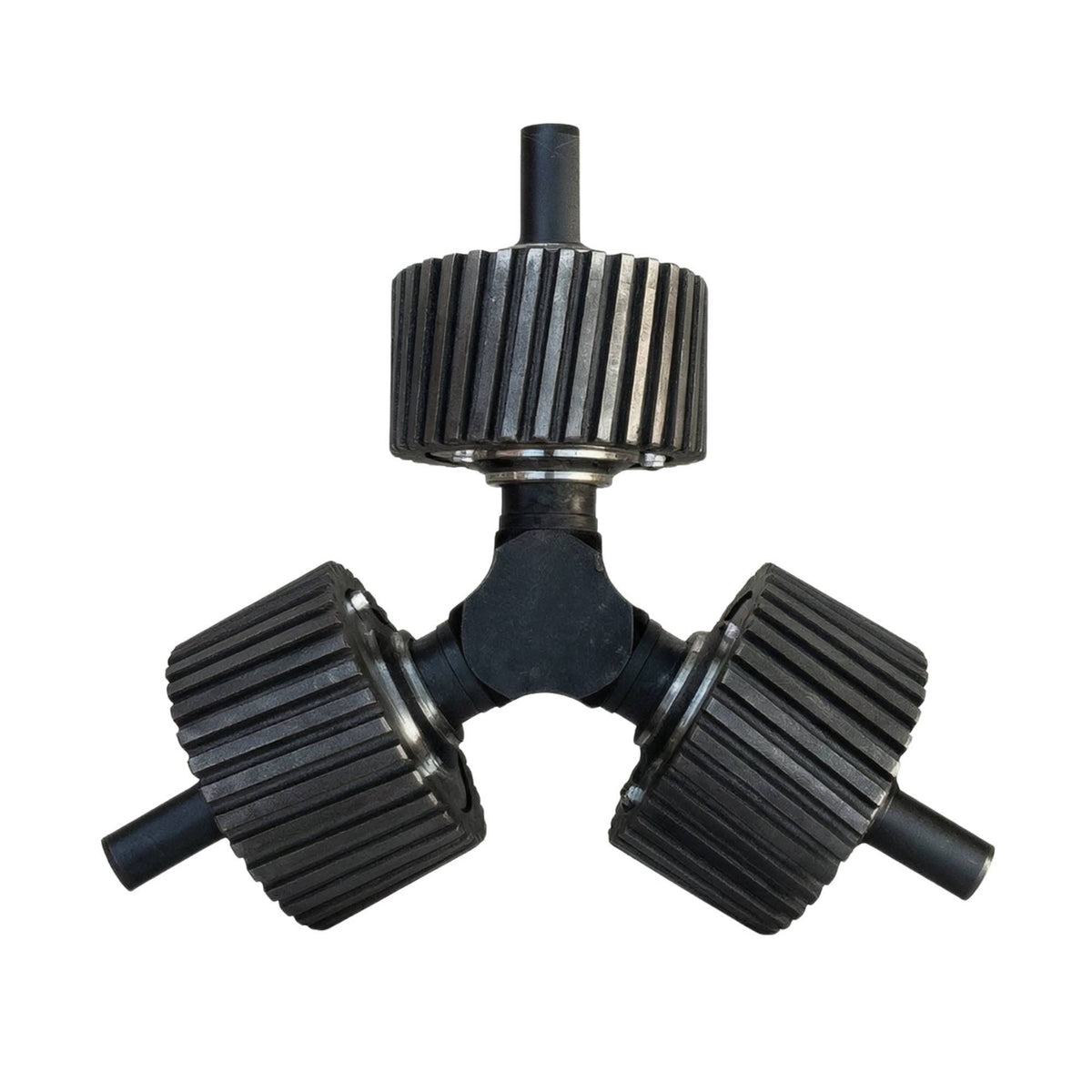One-Piece Pellet Machine Press Wheel Assembly Replacement Press Wheel with Integrated Shaft Heavy-Duty Hardware for Farmers