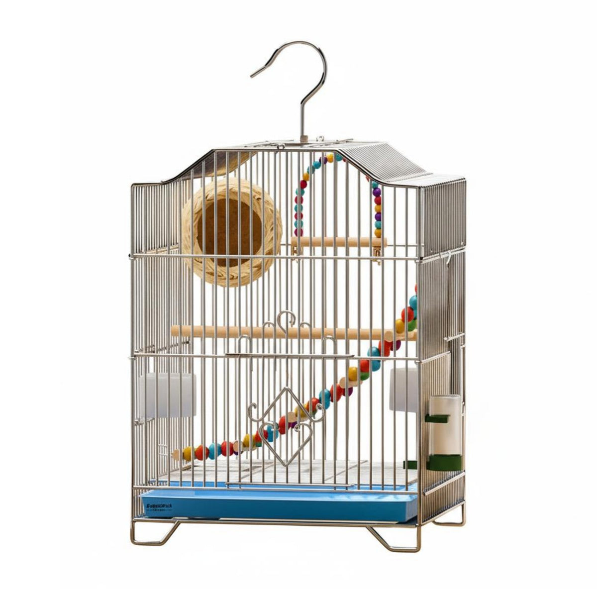 Includes Accessories Large Myna House Spacious Interior avian enclosure Easy to pet cleaning Supply sturdyDuty Wire Mesh for Aviary Hobbyists, outsidedoor, outsidedoors, Indoor, Indoors