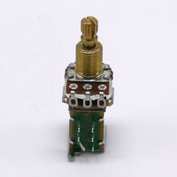 500k A500K Potentiometer Compact Guitar Pot with Push-Pull Switch Smooth Push-Pull Guitar Pot Slim Design for Guitarists, Luthier