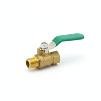 Sturdy Brass Ball Valve Heavy Duty Threaded Brass Valve Clear Thread Hose Barb Connector Easy Install for Workshop