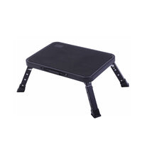 Single-Step Ladder Low-Profile Step Stool with Handle Adjustable Stepladder for Adults, Seniors, Kitchen, Car Washing