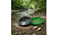 Riffled Manual Gold Panning Set Grid-Style Gold Pan Set Perforated