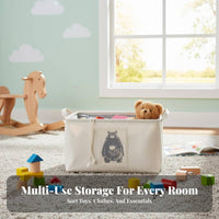 Foldable Drawstring Box Foldable household design Organization With Handles