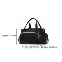 Baby Bag with Pacifier Case Detachable Shoulder Strap Maternity Hospital Bag