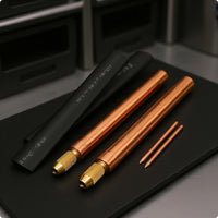 Threaded Ends Point Soldering Tips Insulated Sleeves Point Soldering Tip Copper-Colored Connection Tip Removable