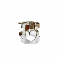 Easy Adjustment Saxophone Ligature Quick Tightening Metal Mouthpiece Ligature Compact Metal Mouthpiece Clamp Lightweight