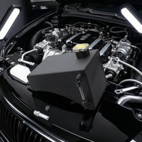 Coolant Reservoir Tank with Cap Aluminum Coolant Reservoir Tank with Twist Cap Welded for Car Enthusiasts, Mechanics, Performance Builds