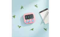 Countdown Timer Digital Countdown Clock Electronic Cooking Timer Magnetic Countdown Timer Tabletop Timer Dual Mode Loud Alarm Suitable for Cooking Exercise Study
