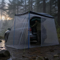 SUV Tailgate Tent with Mosquito Net, Sunshade, and Rain Protection