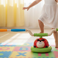 Parent Child Play Ladybug Toy Gift Idea Kids Balance Training Toy 3 in 1 for Indoor, Home