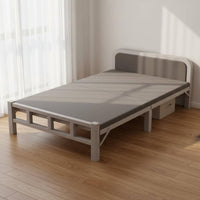 Folding Bed Foldable Single Folding Cot Space Saving Fold up Bed with Mattress for Adults, Guests, Dorm Room, Bedroom, Office