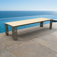 Outdoor Dining Set, Garden Table Set, 2-Person, Nordic Style, Waterproof, Sun Protection, Metal Frame