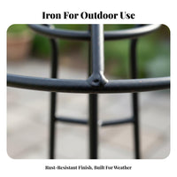 Wrought Iron Flower Obelisk Rustproof Umbrella Top Plant Enclosure Metal Plant Climbing Frame Sturdy Duty Garden Obelisk Trellis