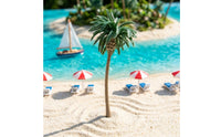 Finished Product Model Coconut Tree Handmade Sand Table Tree Model Realistic Design Miniature Palm Trees Mixed Sizes for Modelers, Hobbyists, Architects, Architectural Models, Dioramas, Fairy Gardens
