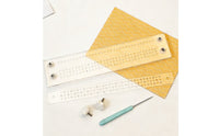 Notebook Stitching Punch Tool Positioning DIY Bookbinding Kit Easy to Use Paper Hole Punch Jig for Journaling, Scrapbooking, Home Office