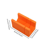 45-Degree Saw Guide with Anti-Slip Pad Compact Dowel Cutting Guide Straight-Cut Tool Versatile for Woodworkers, DIYers, Woodworking, Workshop