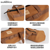 Mountain Guest Camping Tent Stake Bag Cylindrical Stake Storage Pouch Handheld Organizer Tool Bag
