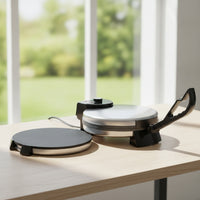 Folding Griddle Appliance Non Flatbread Maker Folding Electric Griddle for Families, Students, Breakfast, Kitchen, Dorm Room