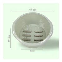 Foot Bath Tub with Massage Rollers Comfortable Foot Tub with Massage Rollers Easy to Clean for Home