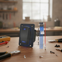 12V 20A Rocker Switch with Faceplate Panel-Mount Rocker Switch with Pre-Wired Leads Wires Heavy Duty Easy to Install for DIYers