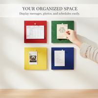Dopamine Felt Board Wall Decor with Adhesive and Pushpins, Nordic Style Photo Display & Message Board