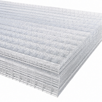 Welded metal mesh 2x3 meters for fences, white