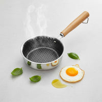 Non Pan Thickened Bottom Single Egg Frying Pan Precision Pouring Edge Design Skillet for Kitchen