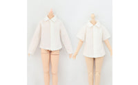 Easy to Match Doll Blouse Casual Design Miniature Collared Shirt Compatible with Most Figures 12 Inch Doll Clothes Button Front