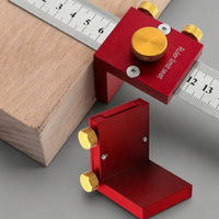 High Precision 90 Degree Corner Ruler Aluminum Alloy Woodworking Angle Square Lightweight Carpenter Square Long-Lasting for Woodworkers, Carpenters, Diy Projects, Workshop