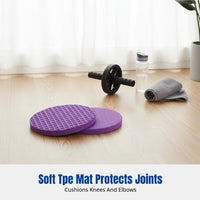 TPE Ab Wheel Slide Pad, Non-Slip Plank Support Mat, Soft Knee & Elbow Protection