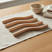 Skin-Friendly Guasha Scraping Stick Portable Wooden Gua Sha Stick Splinter-Splinter-Resistant Beech Wood Body Scraper Ergonomic Handle for Athletes, Home Use, Spa