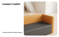 Minimalist Design Modular Block Sofa Easy to Clean Foam Block Couch Set Stain Resistant Commercial Furniture Waterproof for Office Workers, Business Owners, Reception Area, Library, Retail Shop, Small Areas